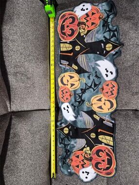 Halloween Pumpkin & Ghost Table Runner
